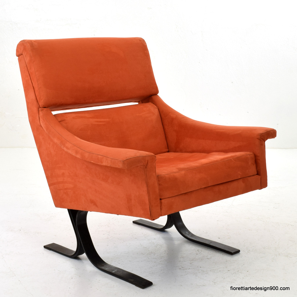 Poltrona Design 50 Steel Armchair by Busnelli Export Meda